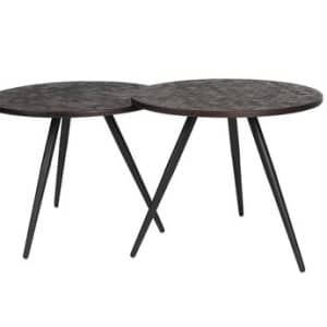 Recycled Teak Side Tables  Bern | Bed Sava