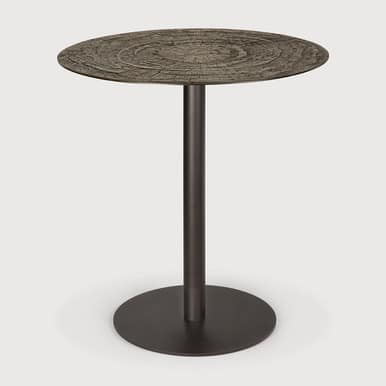 Ethnicraft Blend Whisky Elements & Bronze Dining Table