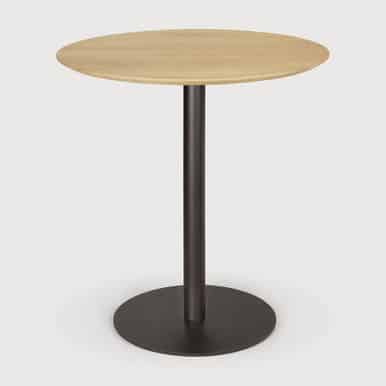 Ethnicraft Blend Oak & Bronze Dining Table