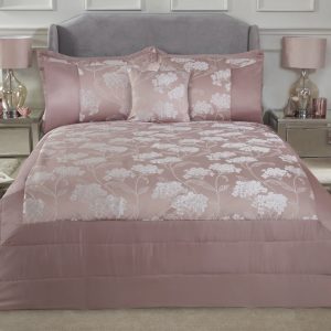 Blossom  Embellished Jacquard Quilted Bedspread Set | Bed Sava