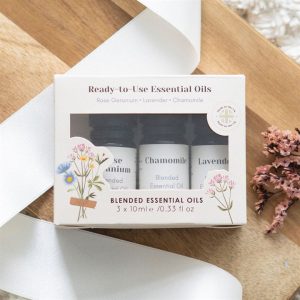 Set of 3 Floral Blended Essential Oils | Bed Sava