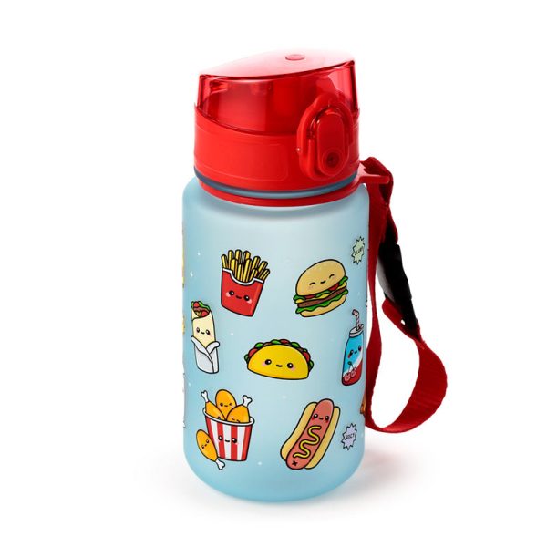 350ml Shatterproof Pop Top Childrens Water Bottle  Foodiemals | Bed Sava