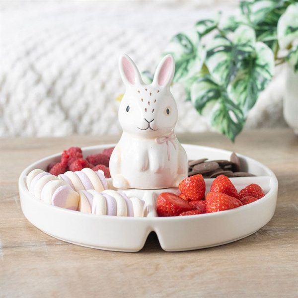 Bunny Chip  Dip Snack Dish | Bed Sava