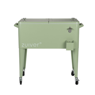 Green Outdoor Drinks Cooler On Wheels - Retro