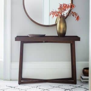 Gallery Direct BOHO Retreat Console Table Dark Wood | Bed Sava