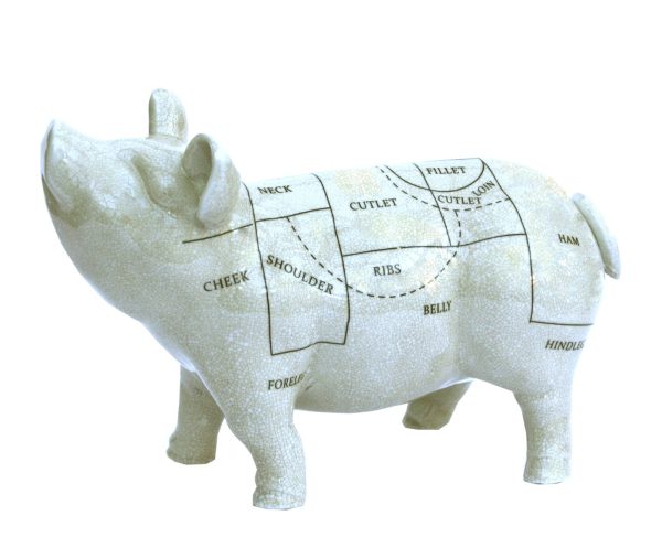 Ceramic Pig Ornament 32cm | Bed Sava