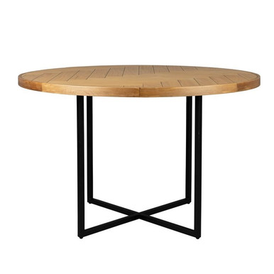 Light Wooden Round Dining Table 120 cm - Class