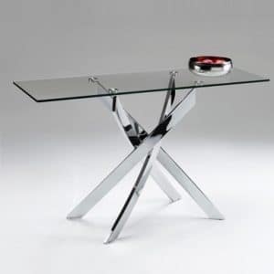 Entwined Glass Console Table | Bed Sava