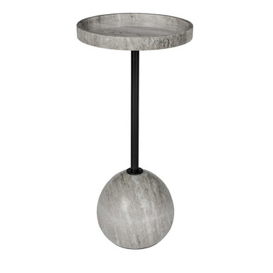 Marble Top Side Table - Grey