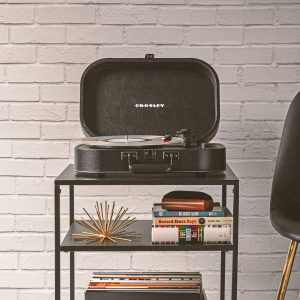 Crosley Discovery Portable Turntable Black | Bed Sava