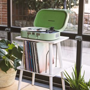 Crosley Discovery Portable Turntable Seafoam | Bed Sava