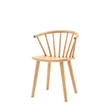 Gallery Direct Craft Natural Oak Dining Chair (2pk) 540x520x760