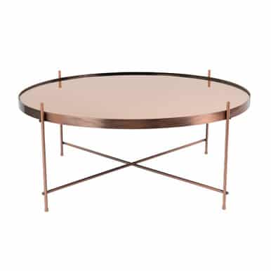 Copper Coffee Table Round - Cupid