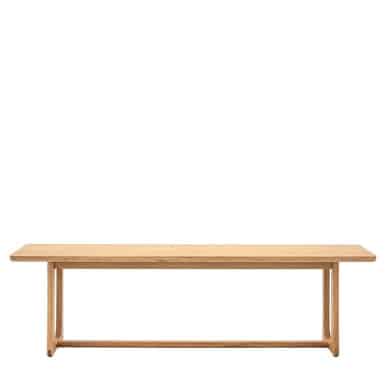 Gallery Direct Craft Natural Oak Dining Bench 1650x380x450
