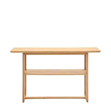 Gallery Direct Craft Natural Oak Console Table 1400x380x800