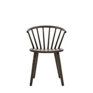 Gallery Direct Craft Oak Dining Chair Mocha 2pk 540x520x760 | Bed Sava