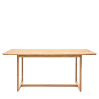 Gallery Direct Craft Natural Oak Dining Table 1800x950x750