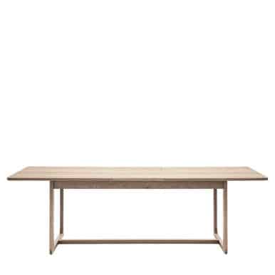 Gallery Direct Craft Smoked Oak Ext Dining Table 2000/ 2500x950x750