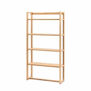 Gallery Direct Craft Natural Oak Open Display 900x310x1700