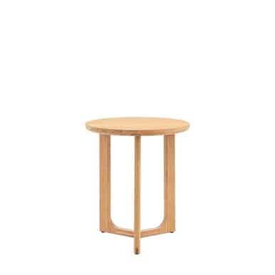 Gallery Direct Craft Natural Oak Side Table Natural 500x500x550
