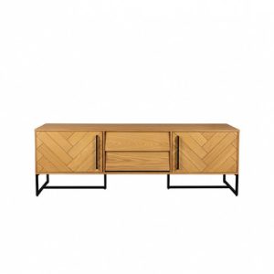 Light Wooden Media Unit 180 cm  Class | Bed Sava