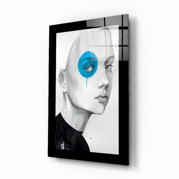 Blue VisionGlass Wall Art | Bed Sava