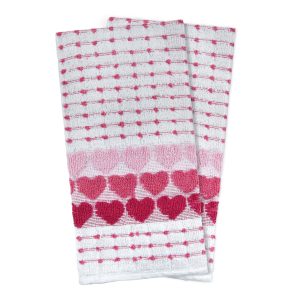 Jacquard Tea Towels 2 Pack | Bed Sava