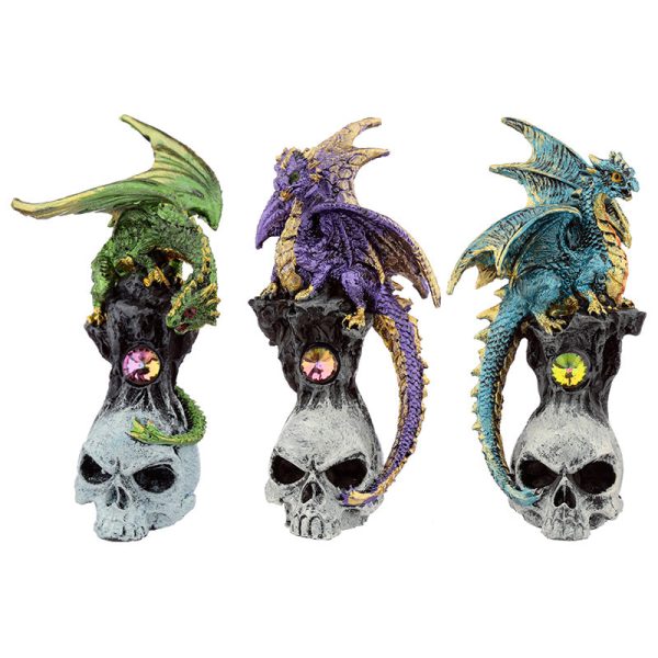 Skull Dragon Dark Legends Dragon Figurine | Bed Sava