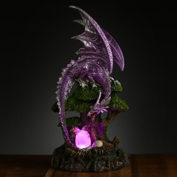 Tree of Life Dragon Mother LED Dark Legends Dragon Figurine | Bed Sava