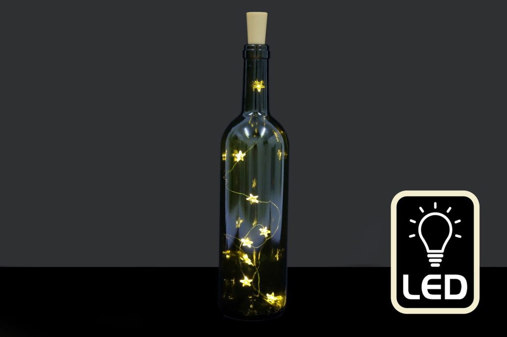 LED Star Cork Garland 10 Led Light | Bed Sava