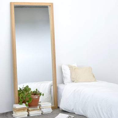 Ethnicraft Oak Light Frame Mirror