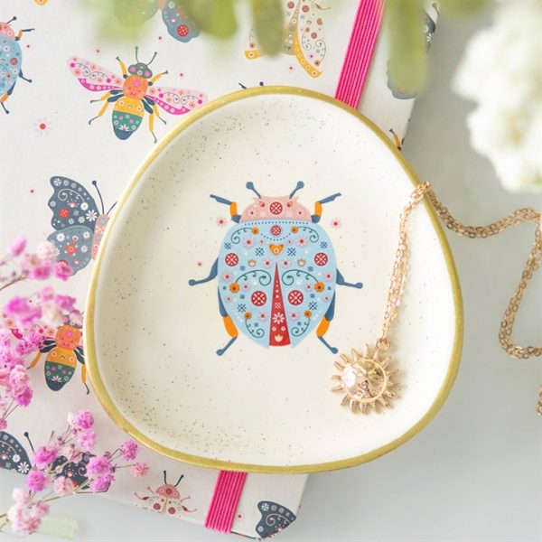 Floral Ladybird Trinket Dish | Bed Sava