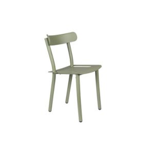 Pistachio Green Aluminium Pair of 2 Outdoor Armchairs  Friday | Bed Sava