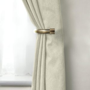 Full Stop  Pair of Holdback Tiebacks with End Finials | Bed Sava