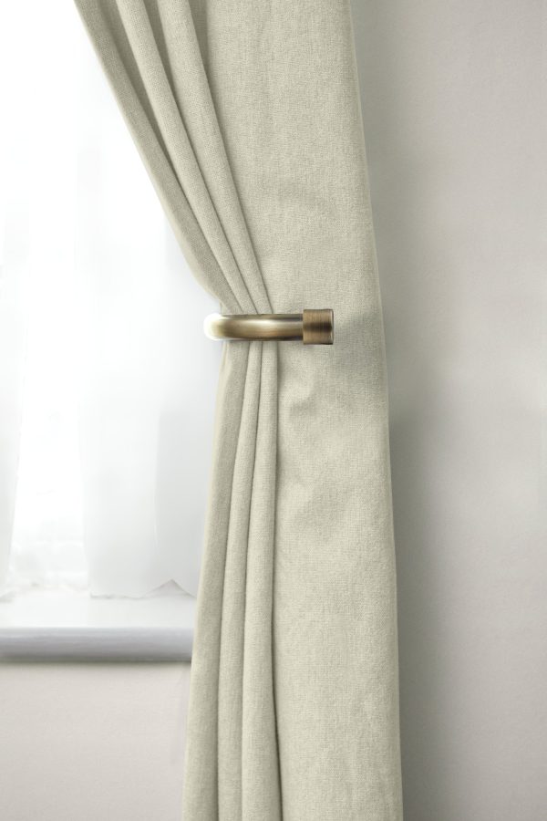 Full Stop  Pair of Holdback Tiebacks with End Finials | Bed Sava