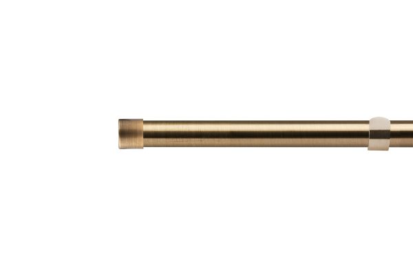 Full Stop  Extendable Curtain Pole with pair of end finials | Bed Sava