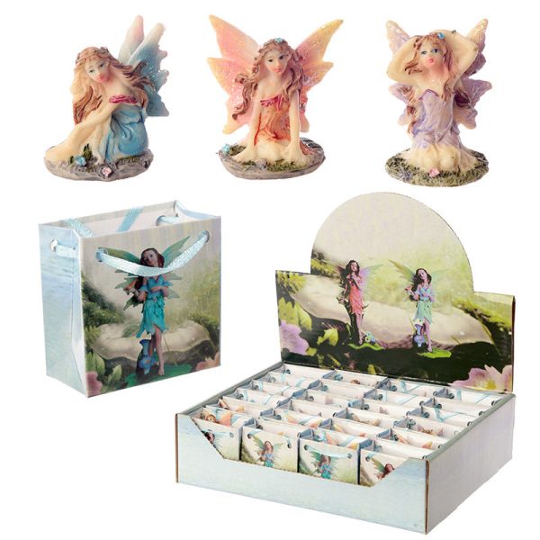 Cute Mini Flower Fairy Figurine in a Gift Bag | Bed Sava