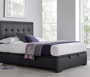 Kaydian Falstone Ottoman Bed super king 6ft 180×200 cm marbella grey | Bed Sava
