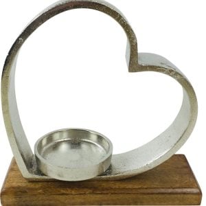 Heart Tea Light Holder 28cm | Bed Sava