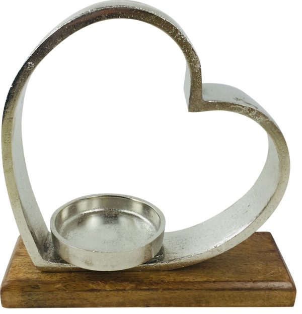 Heart Tea Light Holder 28cm | Bed Sava