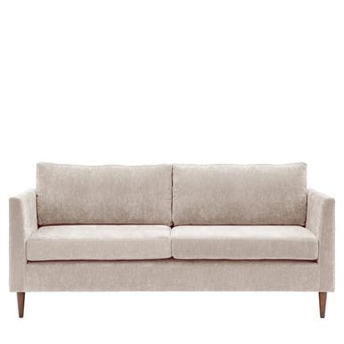 Gallery Direct Gateford Natural Fabric 3‐Seater Sofa – Modern