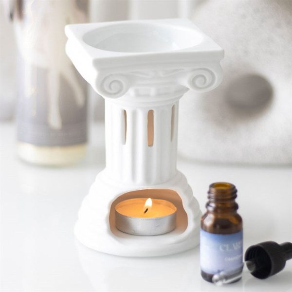 Greek Column Oil Burner and Wax Warmer | Bed Sava