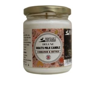 Cinnamon and Nutmeg Goats Milk Candle | Bed Sava