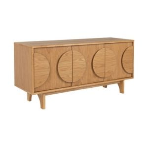 Retro Oak Sideboard 120 cm Groove | Bed Sava