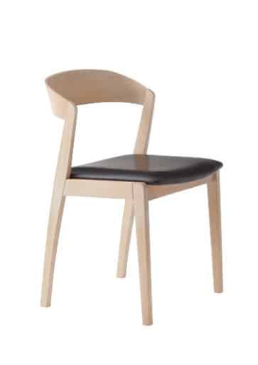 Skovby Dining Chair - 825 oak black lacquer grade 2