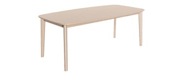 Skovby Extending Dining Table - 118 oak lacquer veneer large