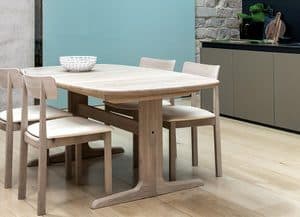 Skovby Solid Oak Ellipse Table 74 solid white oil oak | Bed Sava