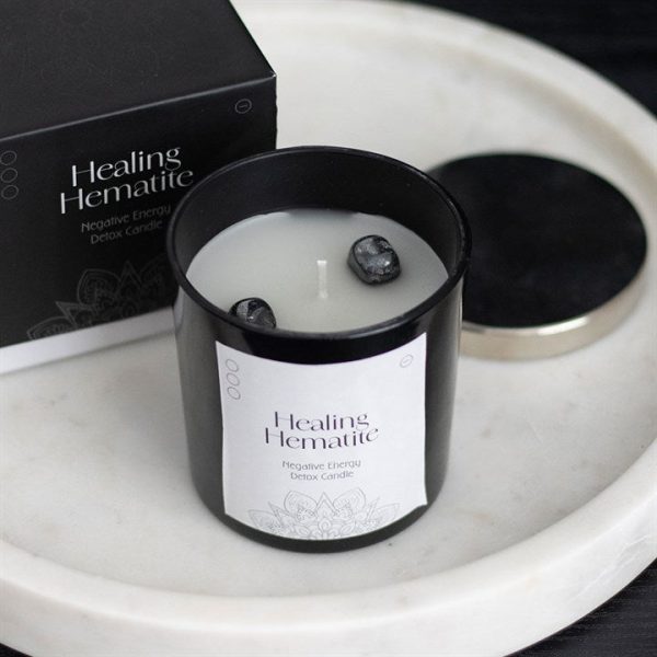 Healing Hematite Detox Candle | Bed Sava