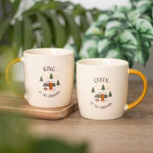 Camping King and Queen Couples Mug Set | Bed Sava