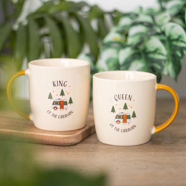 Camping King and Queen Couples Mug Set | Bed Sava